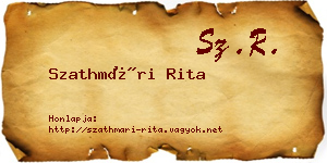 Szathmári Rita névjegykártya
